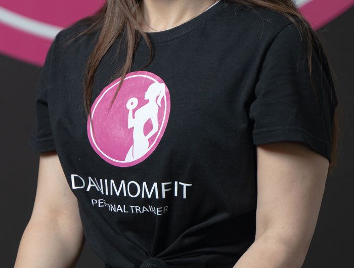 T-Shirt Danimomfit Personal Trainer Pilates Palestra Mesagne e Latiano